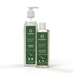 Rosemary Hair Growth Bundle (Oil 100ml & Shampoo 280ml)