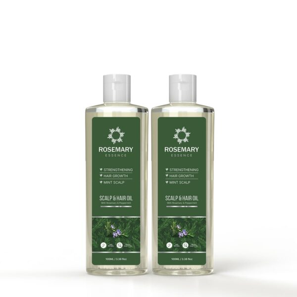 Rosemary 100ml Hair Oil Combo for Hair Growth & Mint Scalp With Rosemary and Peppermint